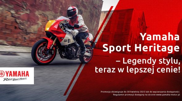 Yamaha Sport Heritage – Legendy stylu, teraz w lepszej cenie!